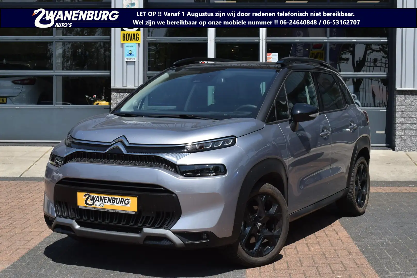 Citroen C3 Aircross 1.2 PureTech Navi Panodak Airco Km 4.400!! Grijs - 1