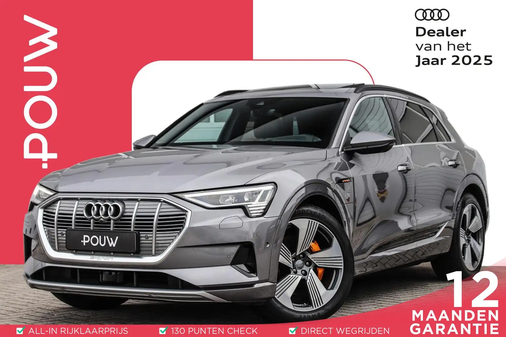 Audi e-tron 55 quattro 408pk Advanced Pro Line Plus 95 kWh | P Gri - 1