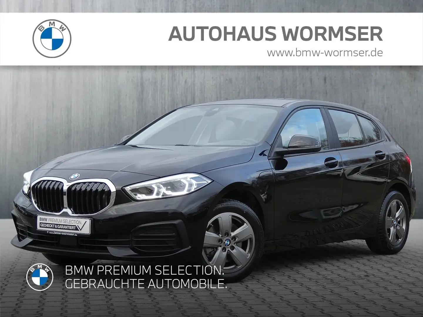 BMW 118 i Hatch Advantage DAB LED WLAN Tempomat Shz Schwarz - 1