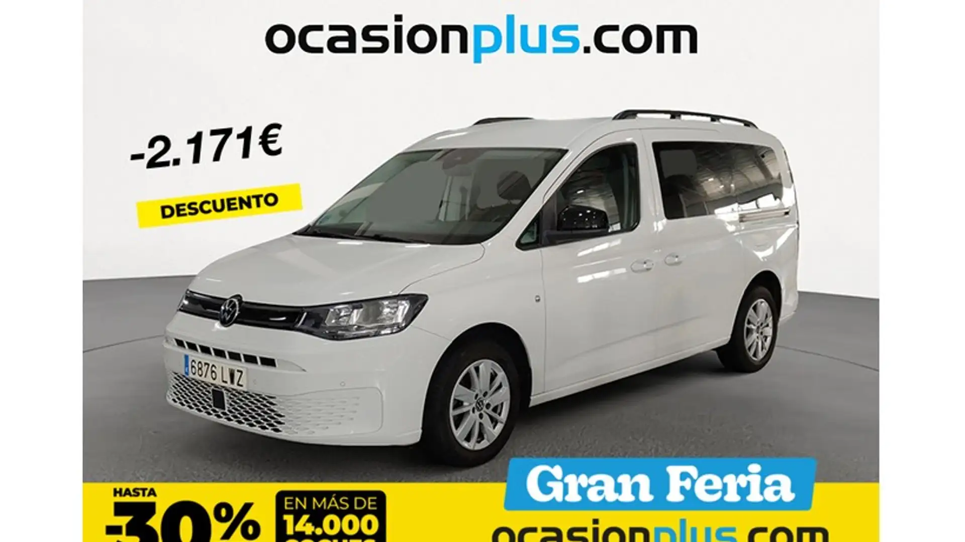 Volkswagen Caddy Furgón Maxi 2.0TDI 75kW Blanco - 1