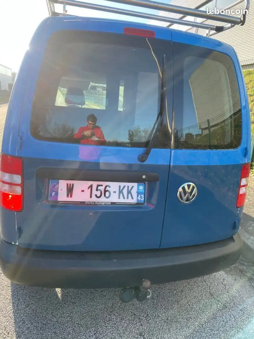 Volkswagen Caddy 1.6 tdi 2015 138000 kil attelage climatisation régulateur Azul - 2