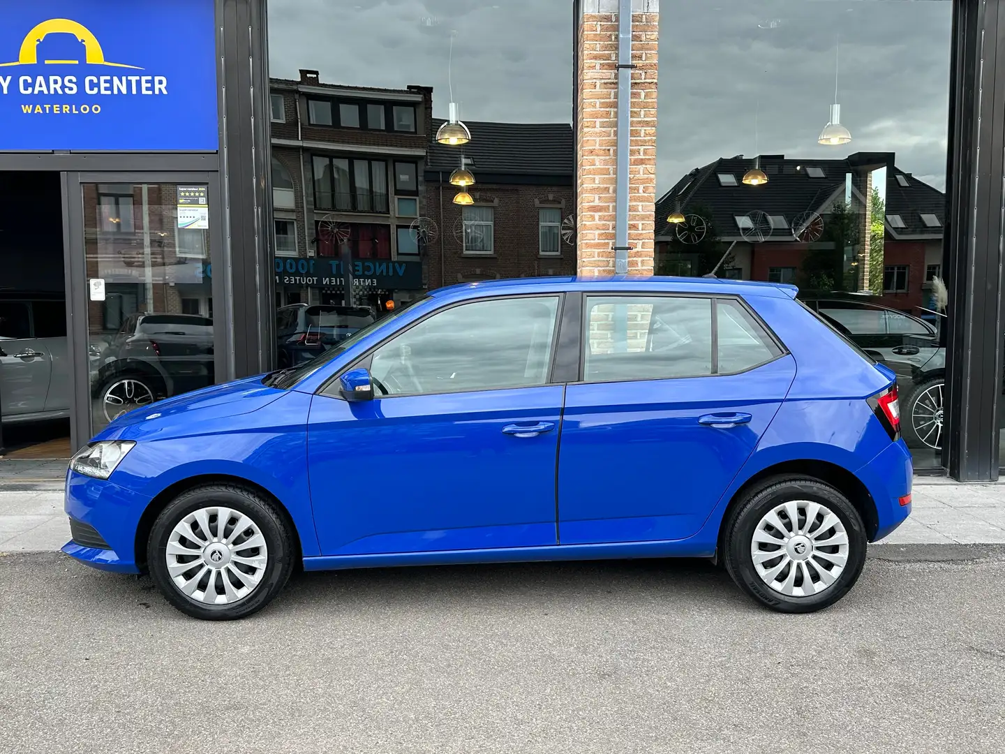 Skoda Fabia 1.0i Ambition I Airco I Cruise Reg Blau - 2