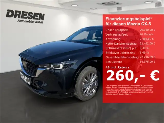 Mazda CX-5 2.5 Skyactiv G Homura 2WD AHK LEDER LED 19Zoll 360