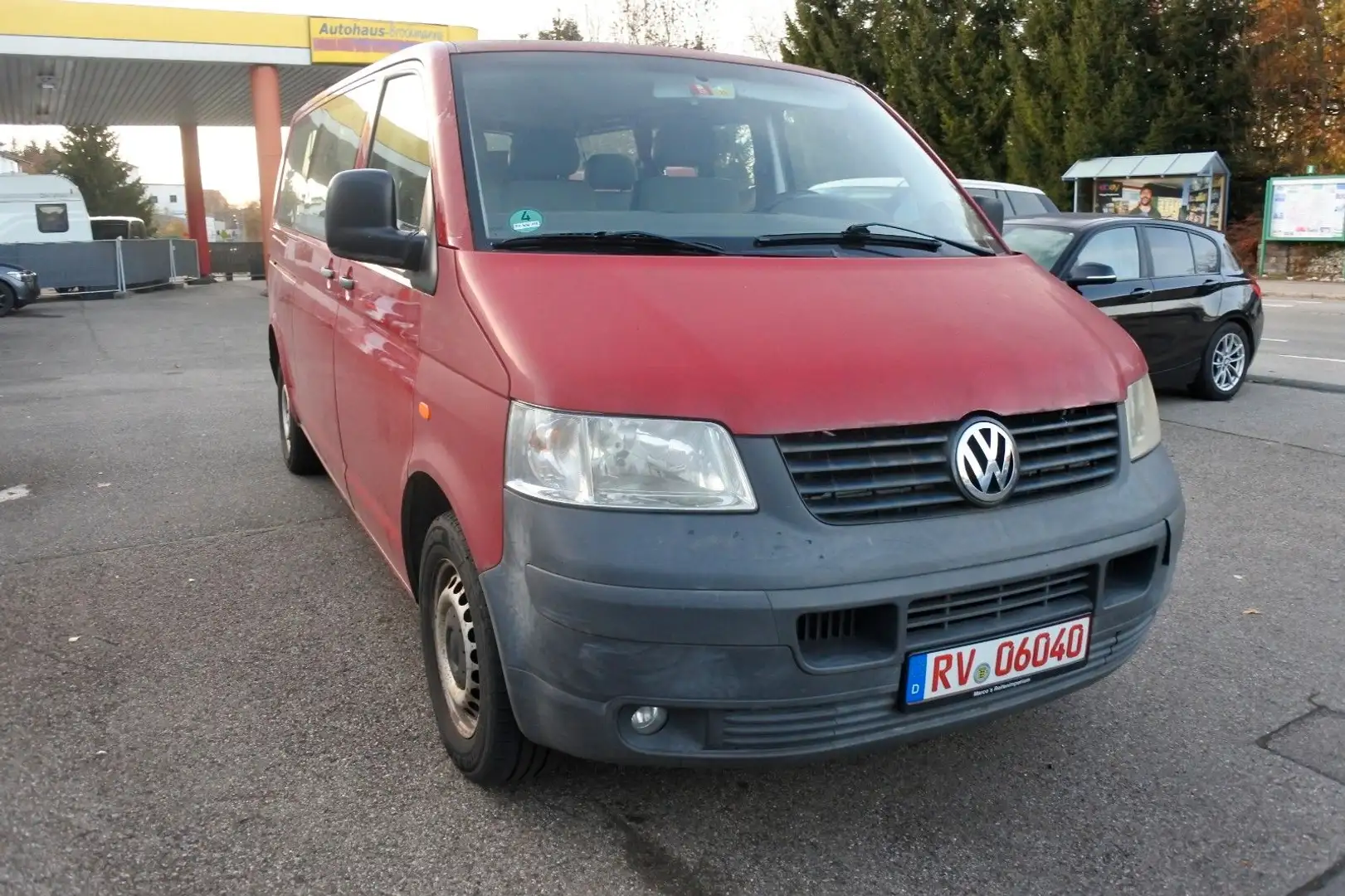 Volkswagen T5 Transporter T5 TDI 8-SitzerKombi lang Rot - 2