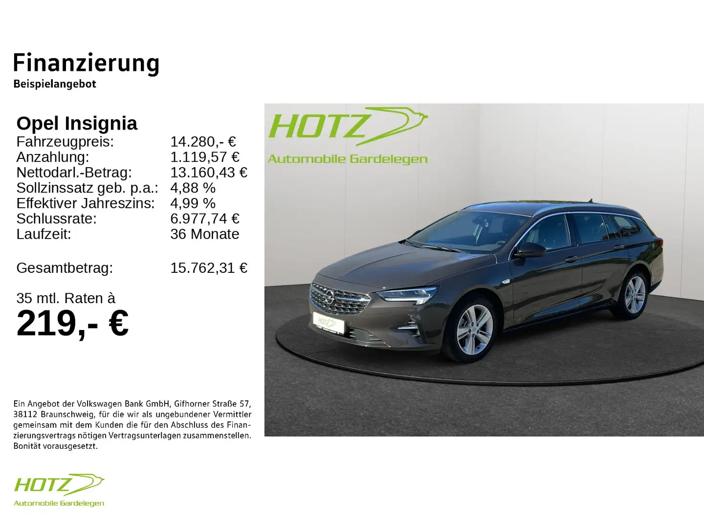 Opel Insignia Sports Tourer 1.5 CDTi Automatik Busine Braun - 2