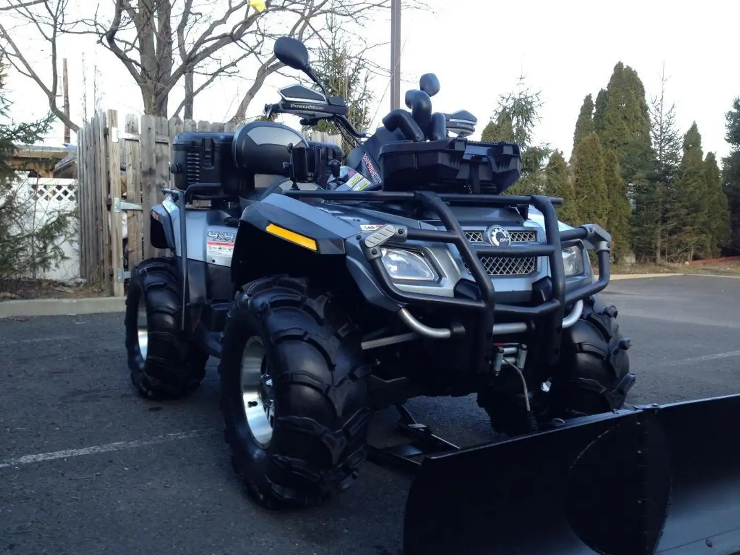 Can-Am Outlander MAX 800 Outlander + snow blade Zilver - 2
