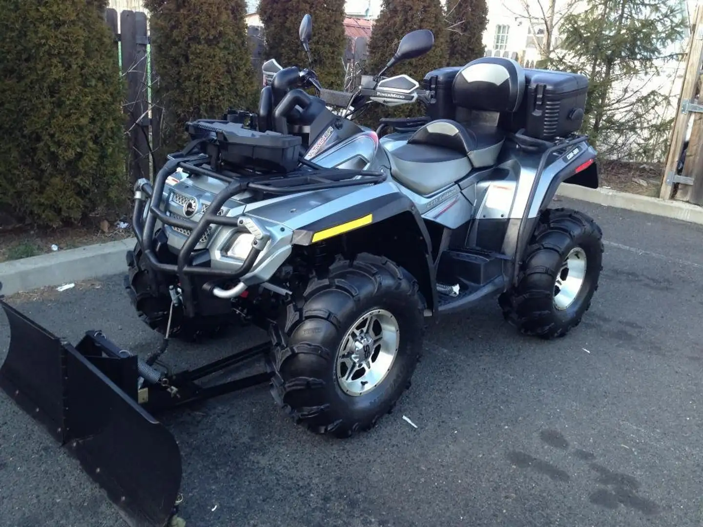 Can-Am Outlander MAX 800 Outlander + snow blade Zilver - 1