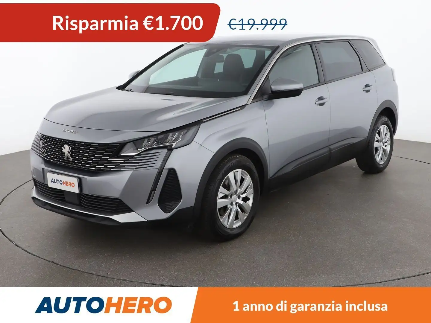 Peugeot 5008 1.5 Blue-HDi Active Business 130 CV Grau - 1