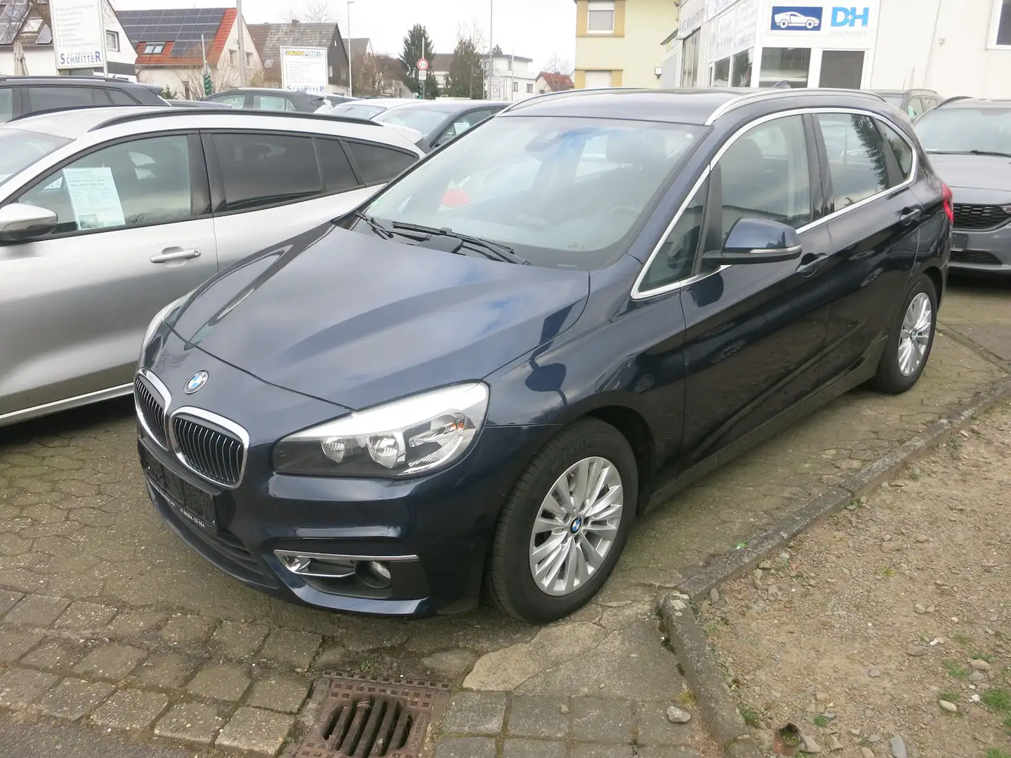 BMW 218 1.Hand,Leder,Navi Blauw - 2