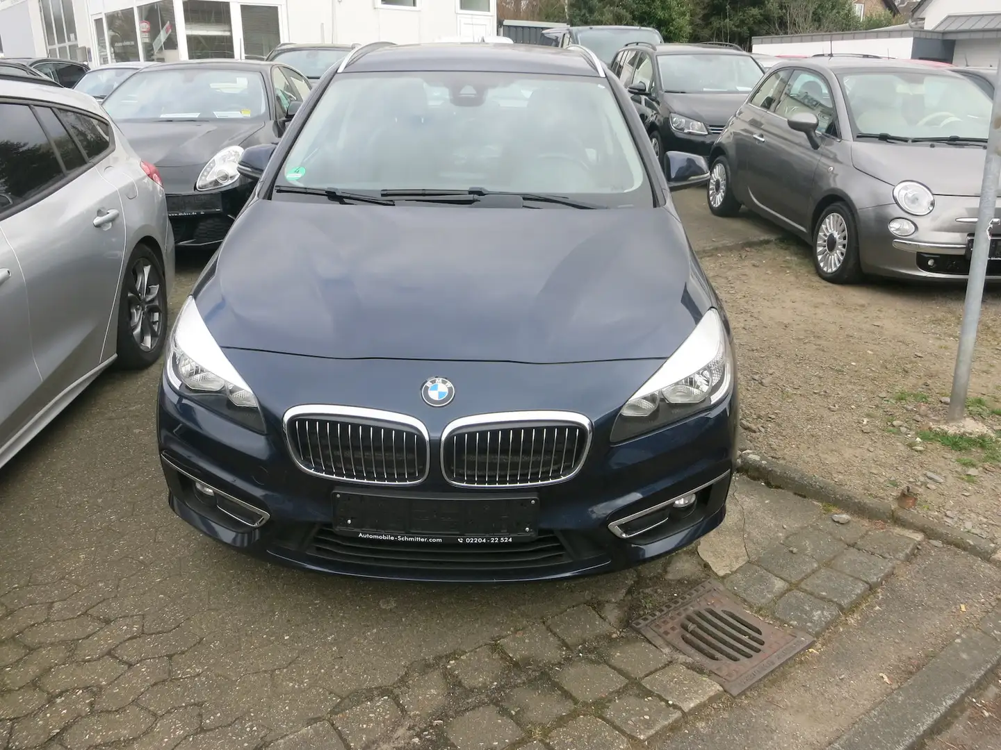 BMW 218 1.Hand,Leder,Navi Blauw - 1