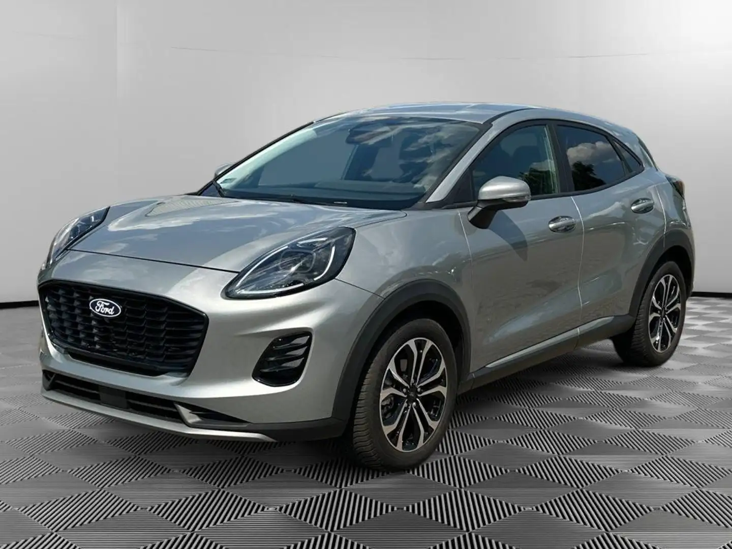 Ford Puma 1.0 EcoBoost Mild Hybrid Titanium + Allwett Zilver - 1