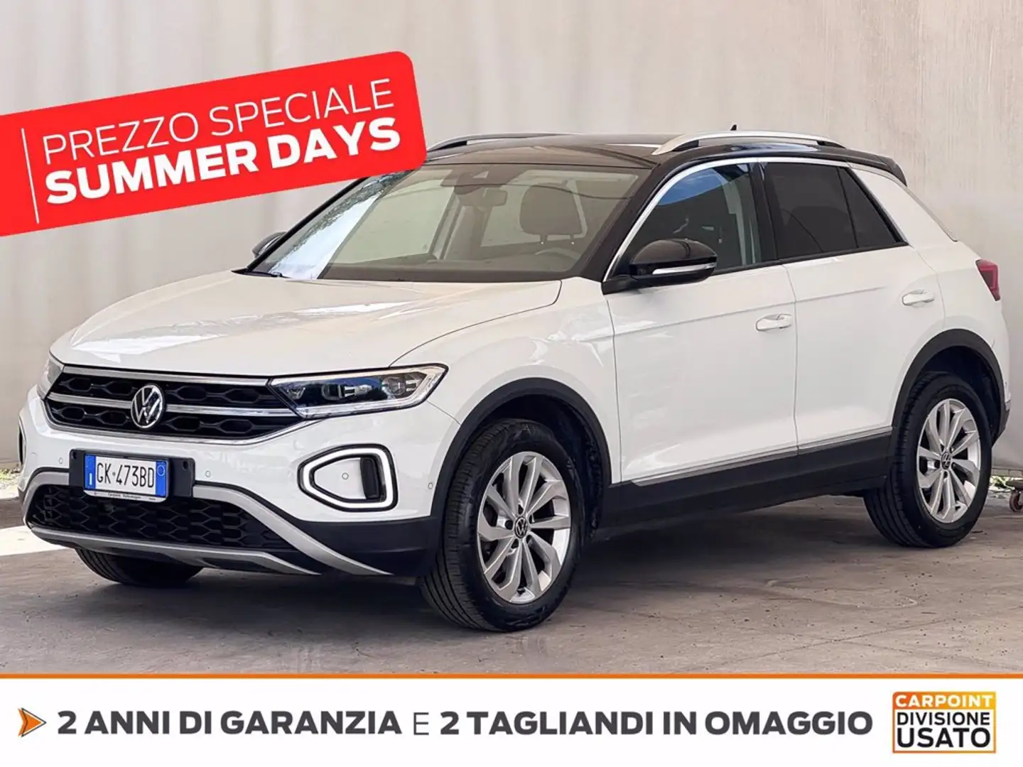 Volkswagen T-Roc 1.0 tsi style 110cv White - 1