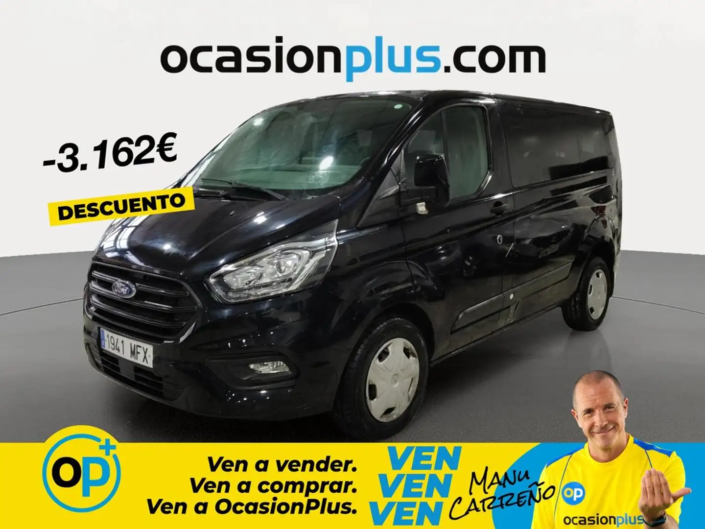 Ford Transit Custom FT 320 L1 Kombi Trend EcoBlue 130 Negro - 1