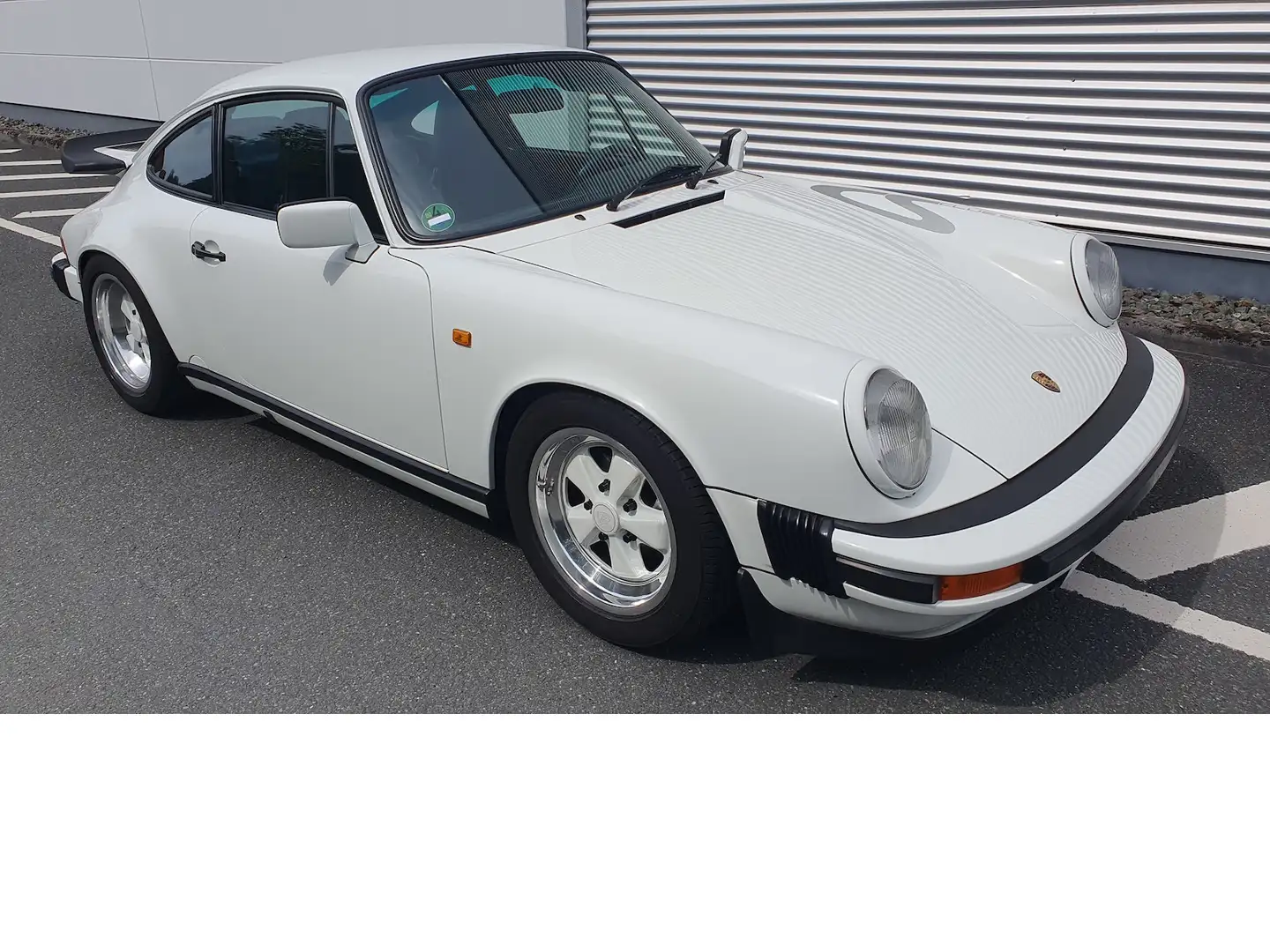 Porsche 911 Carrera 3,2 CS Clubsport M 637 Blanc - 1