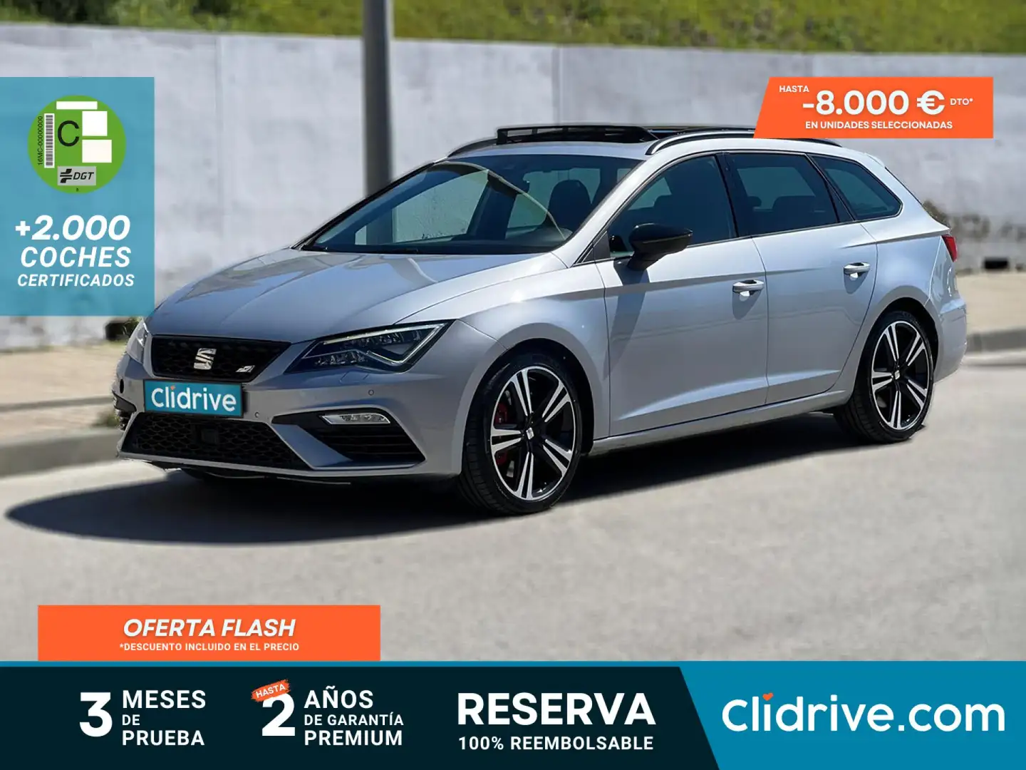 SEAT Leon ST 2.0 TSI S&S Cupra 4Drive DSG 300 Gris - 1