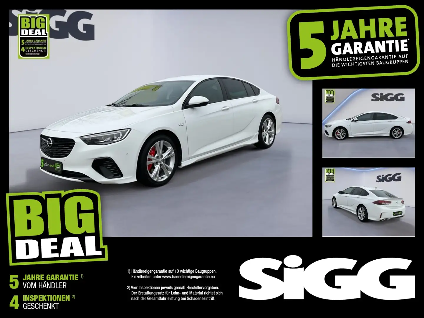 Opel Insignia GSI 2.0 Bi-Turbo 4x4 Allrad mit Recaro-Sitze Weiß - 1