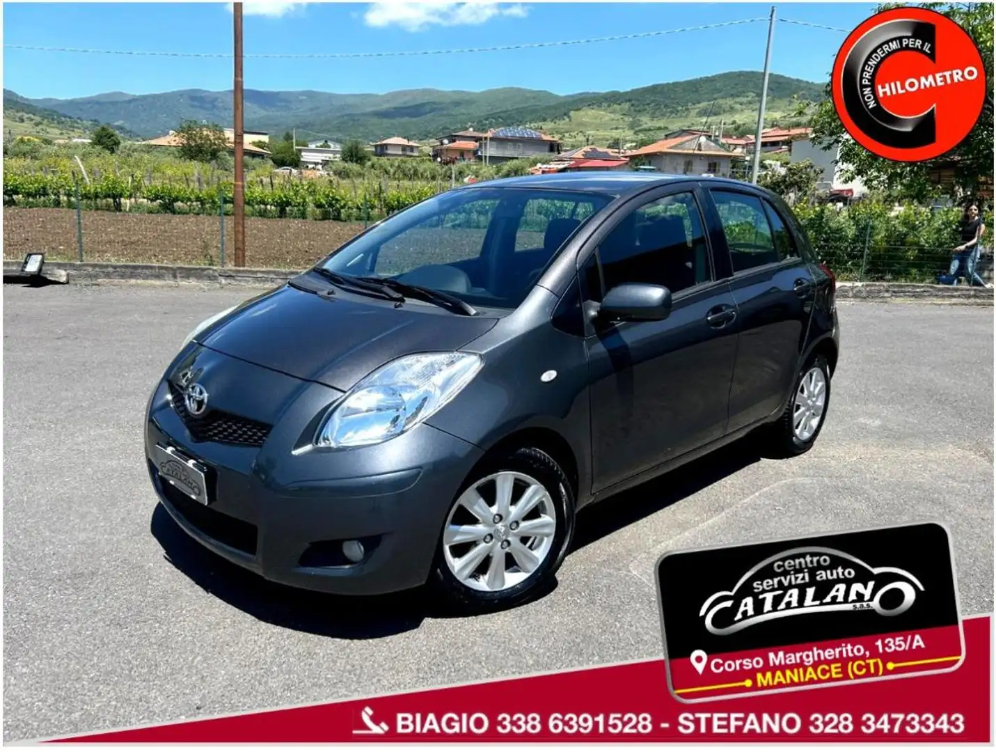 Toyota Yaris 1.4 D-4D 5p. Sol Gris - 1