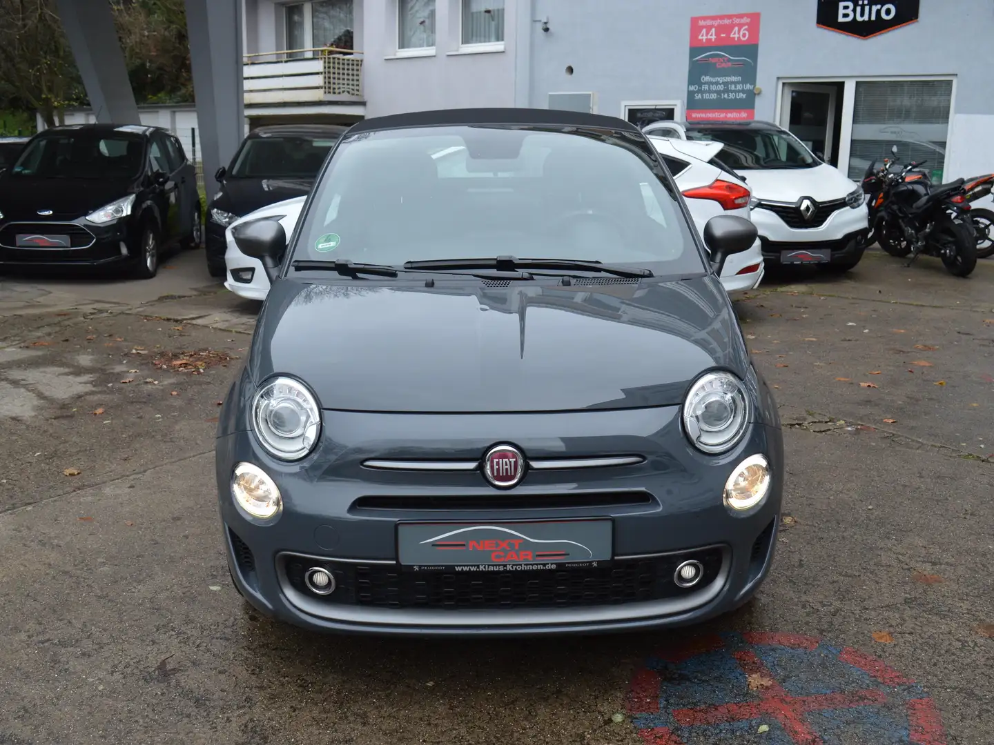 Fiat 500 Sport*Teilleder*Xenon*Navi* Gris - 2