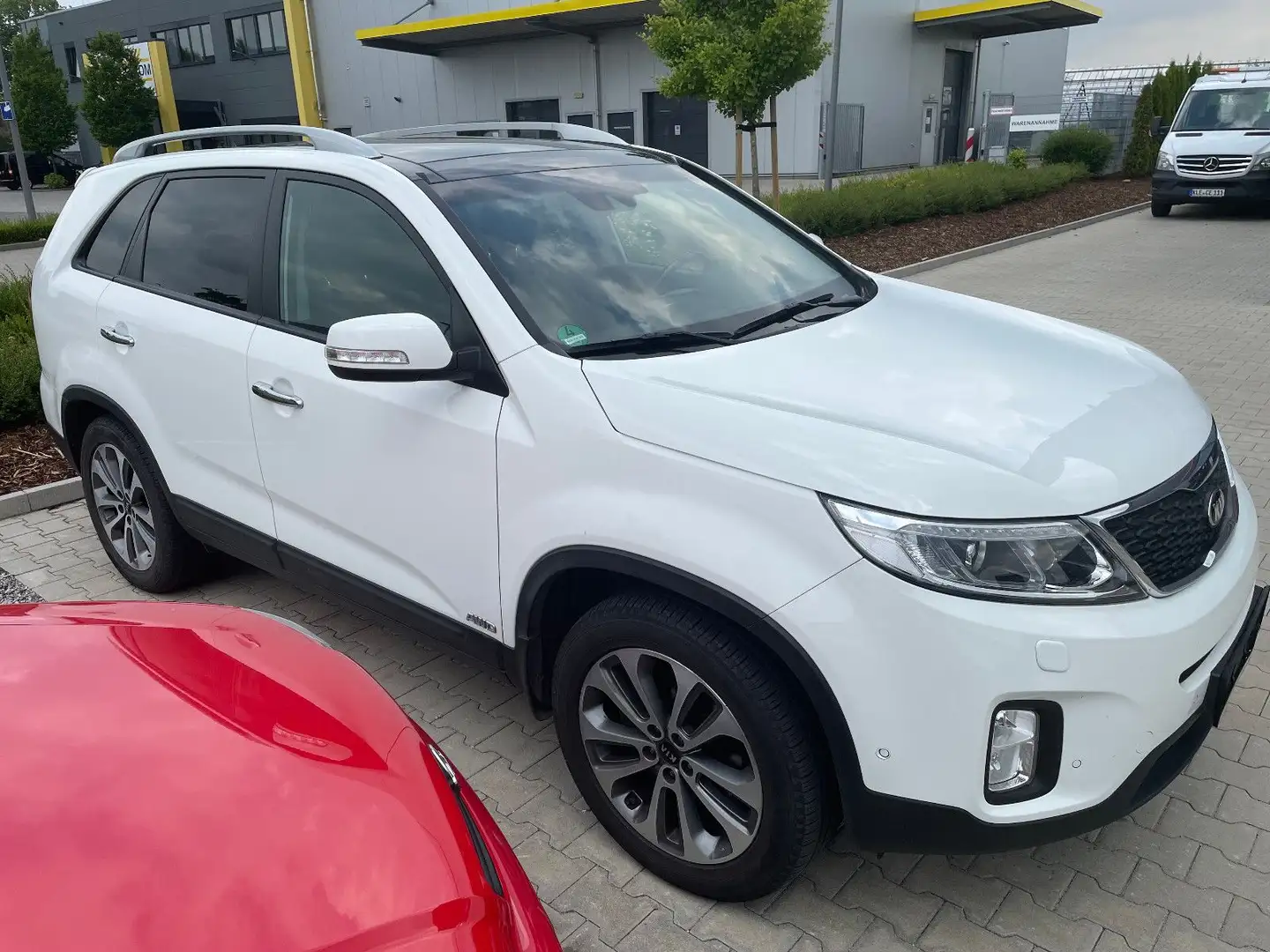 Kia Sorento Platinum Edition 4WD *PANO*AHK*NAV*LEDER Blanc - 2