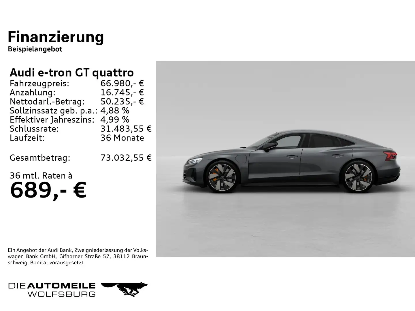 Audi e-tron GT e-tron GT RS Leder/Matrix/Head-Up Grau - 2