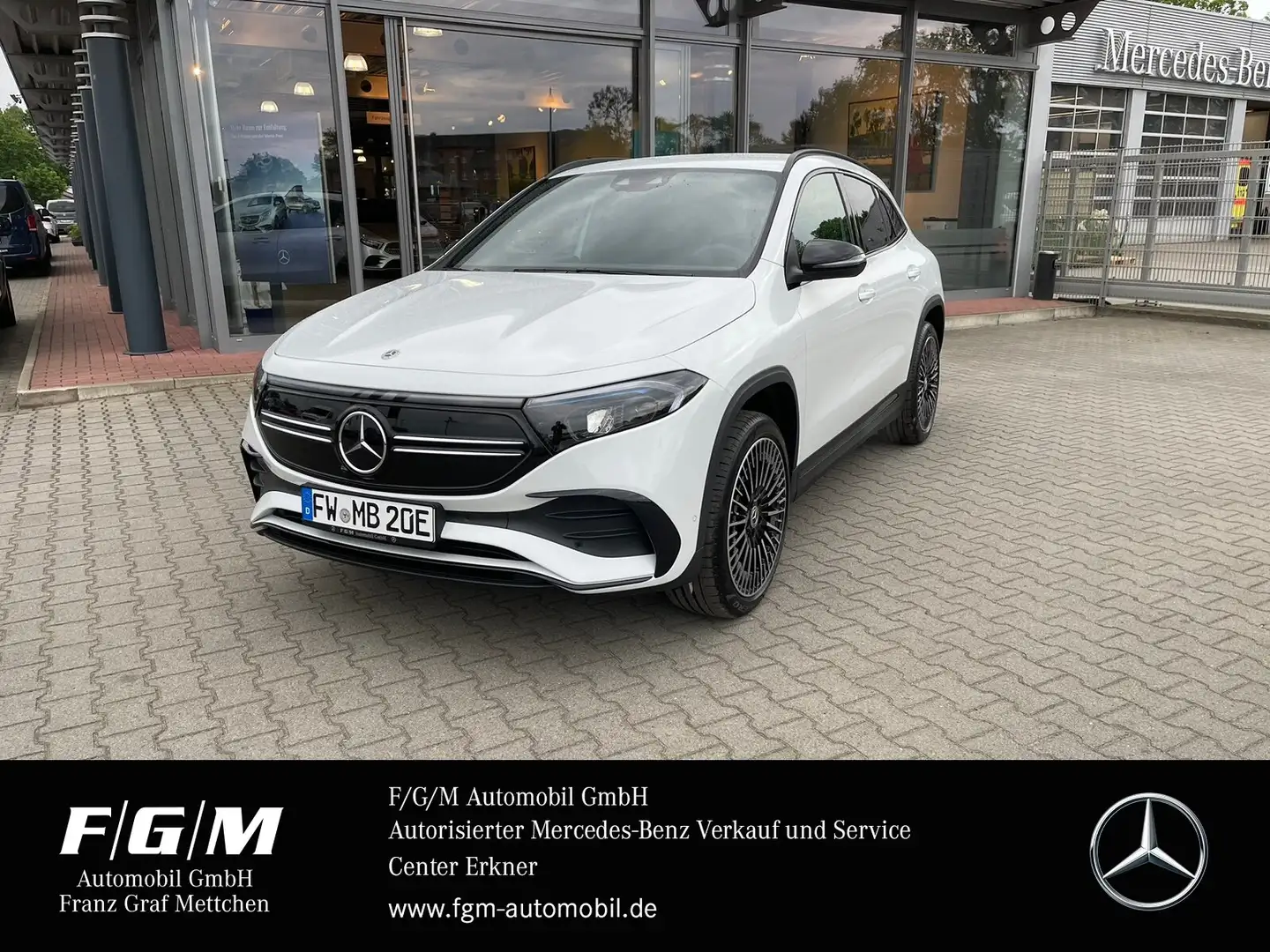 Mercedes-Benz EQA 350 EQA 350 4M MBUX/Distr/R-Kam/LED/Night/el.Heckkla Blanc - 1
