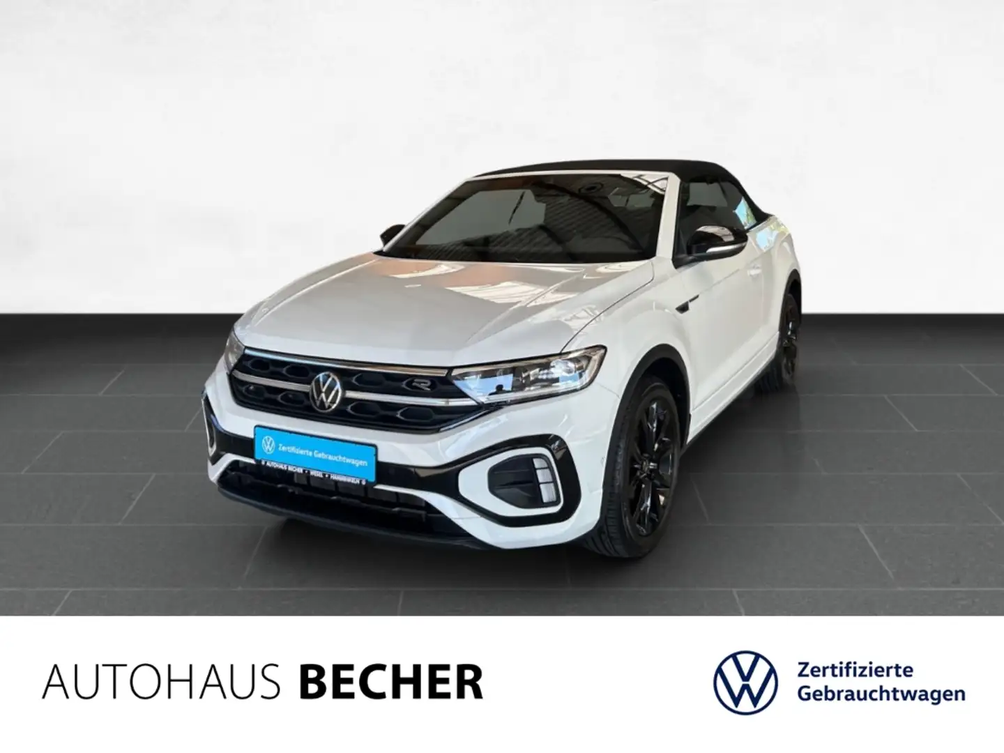 Volkswagen T-Roc Cabrio 1.5 TSI DSG R-Line /Navi/LED/Sitzhz Weiß - 1
