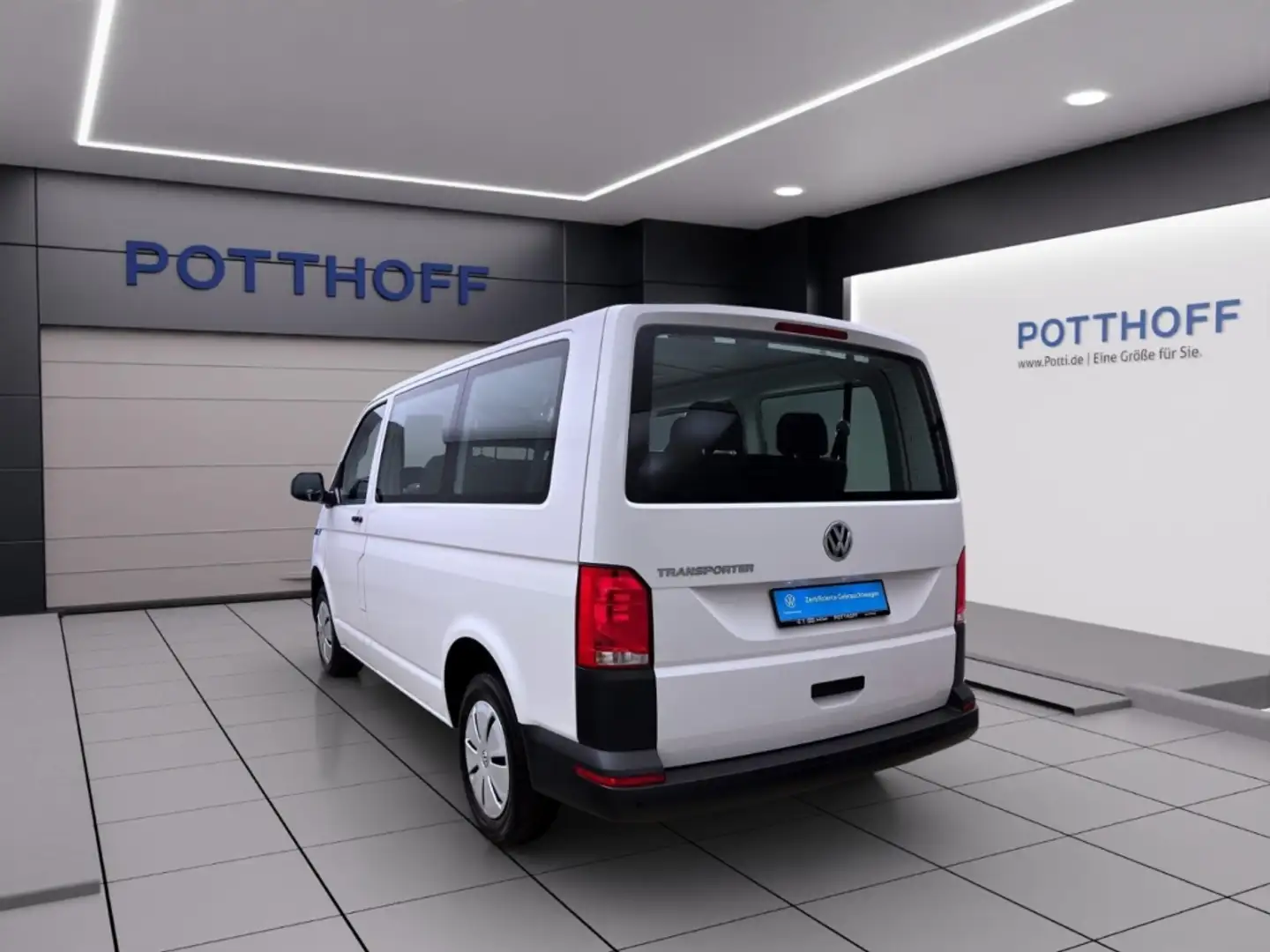 Volkswagen T6.1 Transporter Kombi 2.0 TDI 9-SITZER NAVI PDC KLIMA Blanco - 2