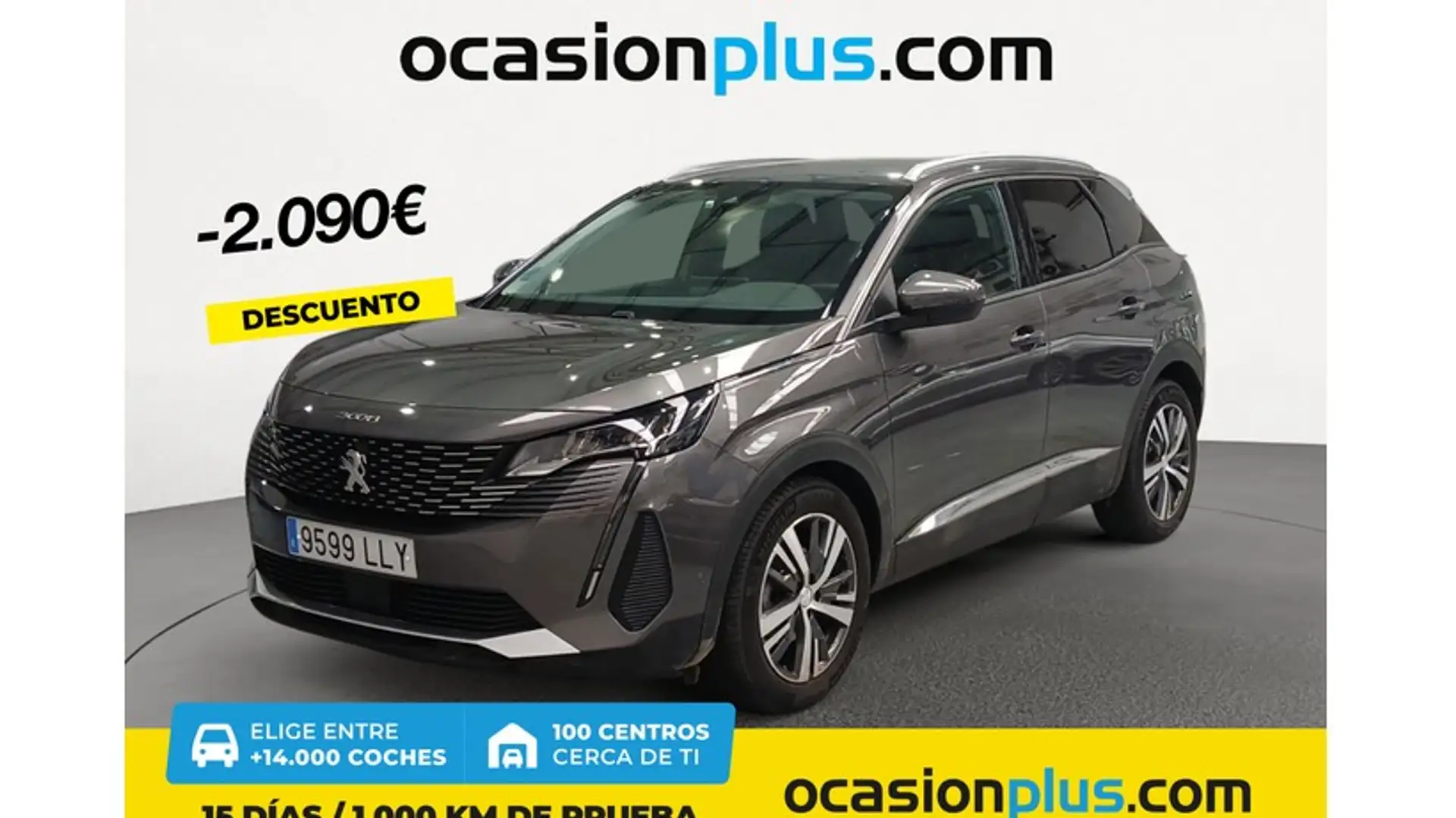 Peugeot 3008 1.6 BlueHDi Allure EAT6 120 Plateado - 1