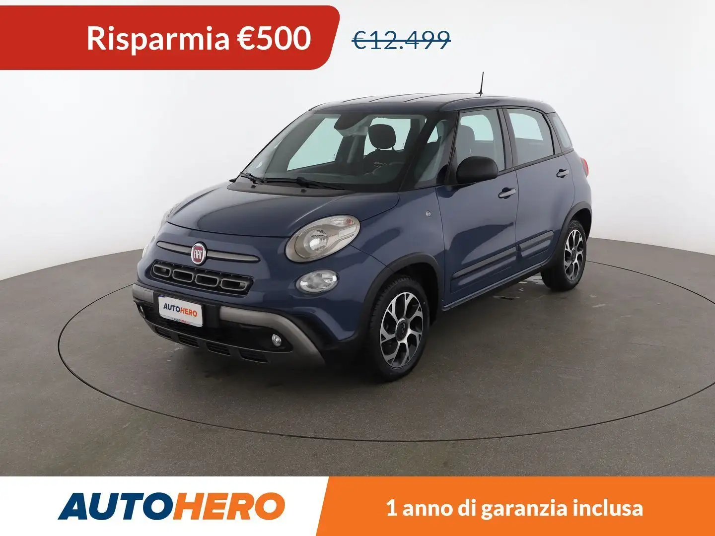 Fiat 500L 1.4 City Cross 95 CV Bleu - 1