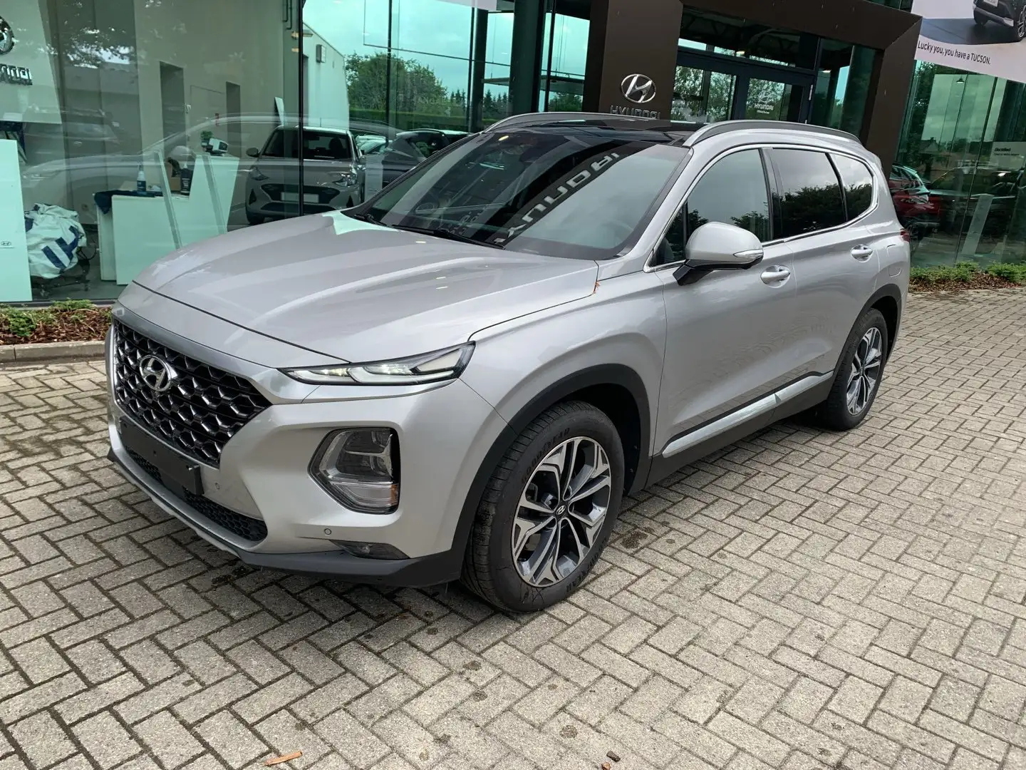 Hyundai SANTA FE 2.2 CRDi Shine 4WD 7-ZIT **FULL OPTION + GARANTIE Argent - 1