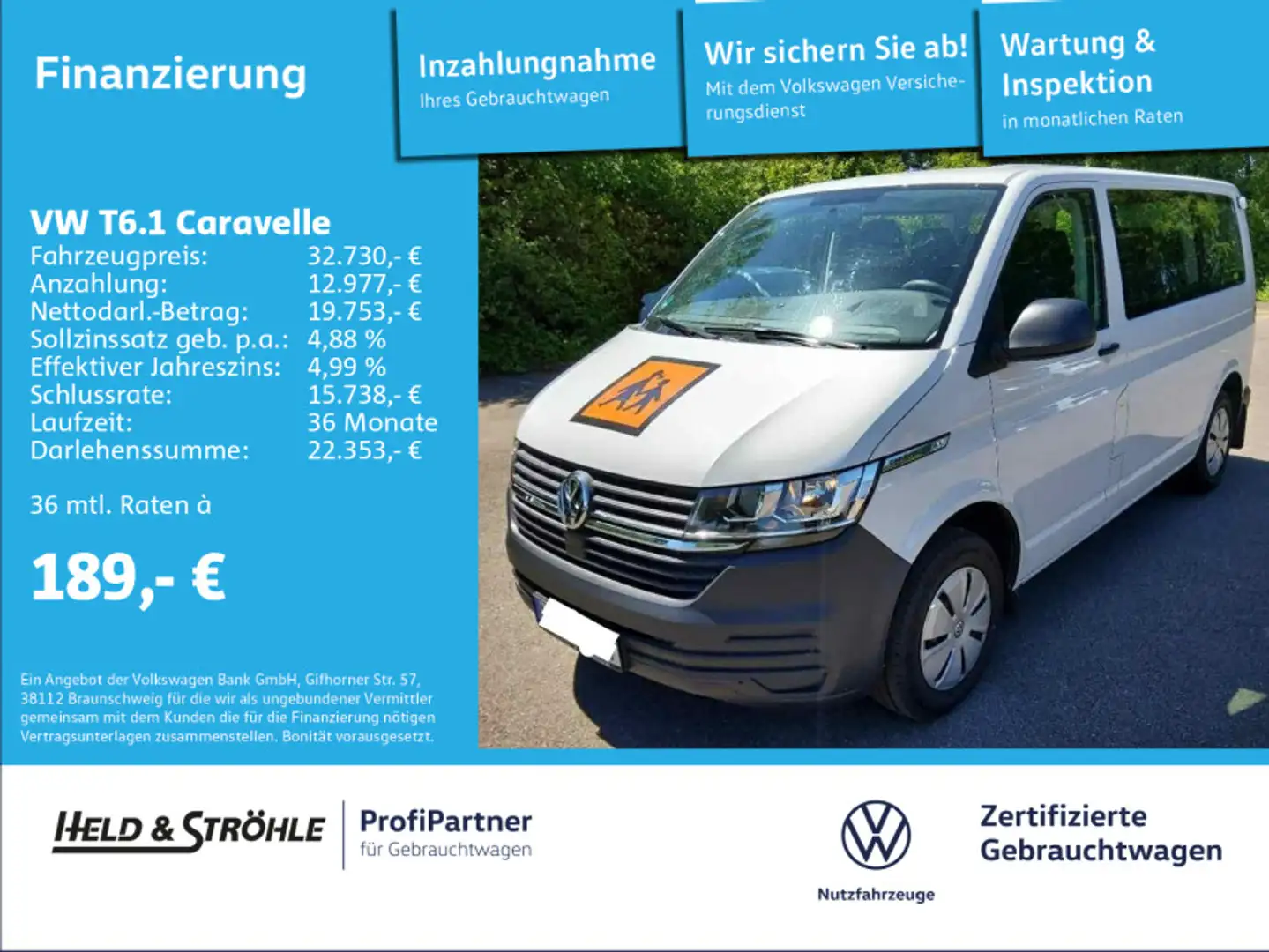 Volkswagen T6.1 Caravelle Trendline 2.0 TDI 9SITZE PDC Weiß - 1