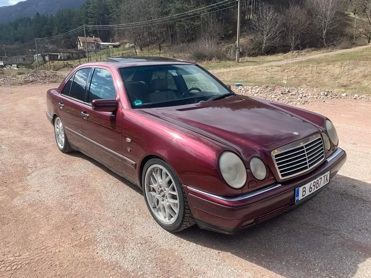 Mercedes-Benz E 420 W210 LPG Červená - 1