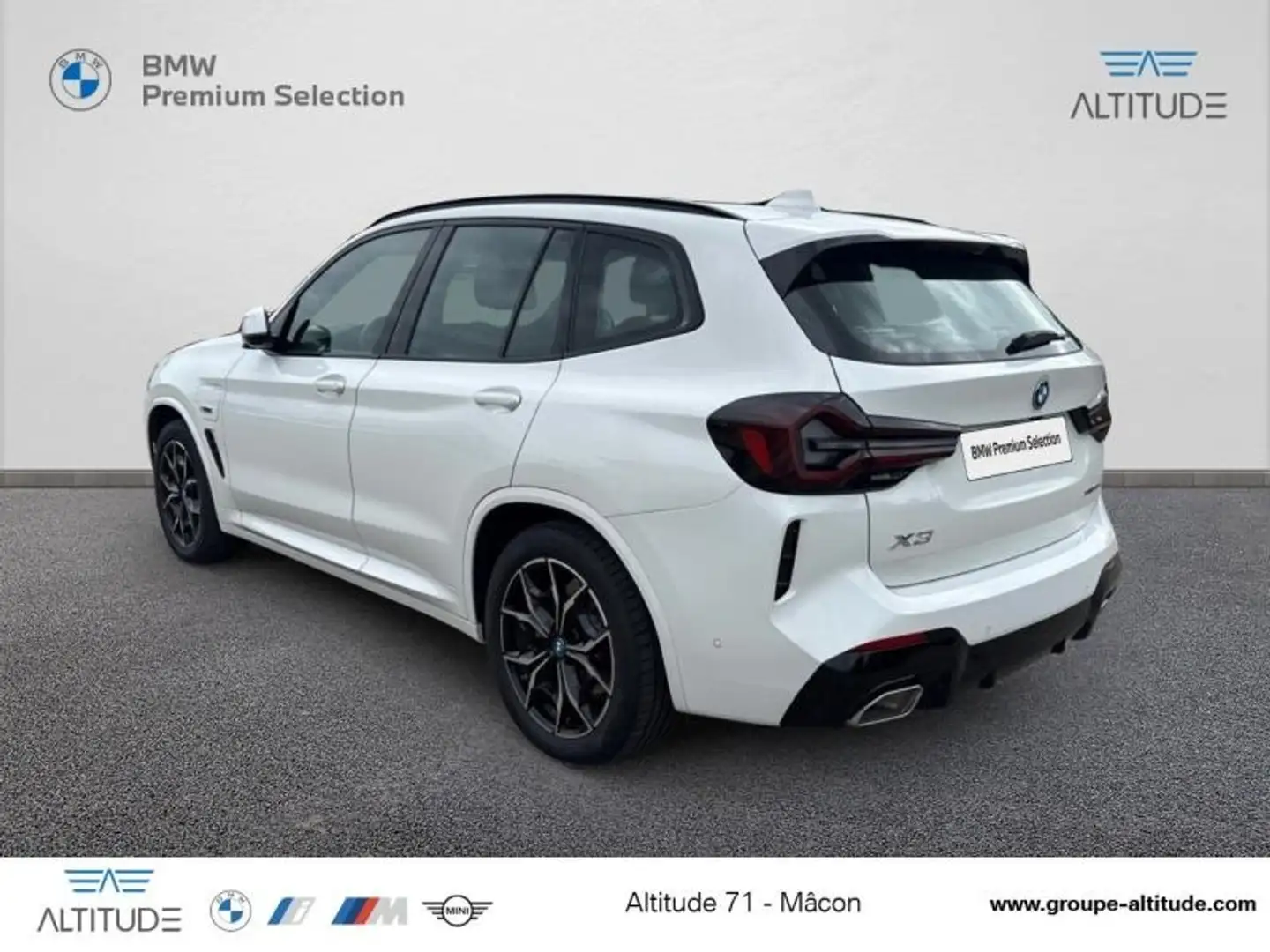 BMW X3 xDrive30e 292ch M Sport Blanc - 2