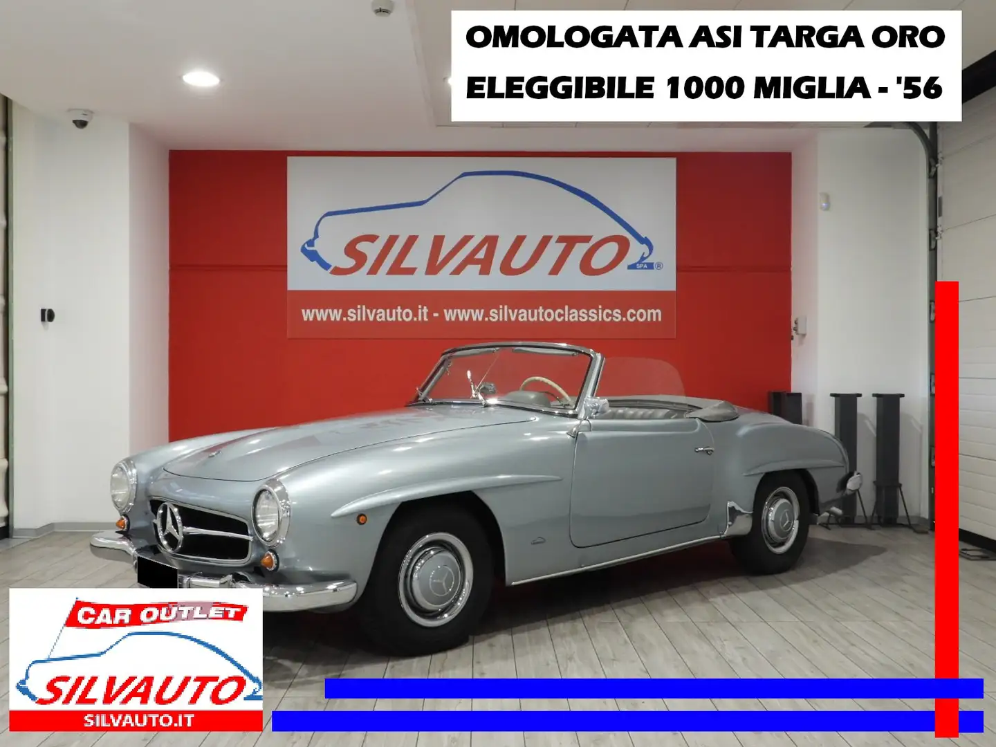 Mercedes-Benz 190 SL - OMOLOGATA ASI TARGA ORO - 1000 MIGLIA (1956) Bleu - 1