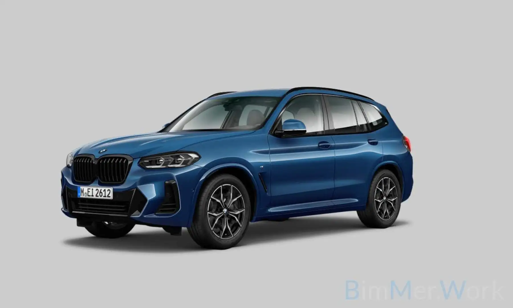 BMW X3 M Sport AHK Kamera DAB HiFi Standheizun Blau - 1