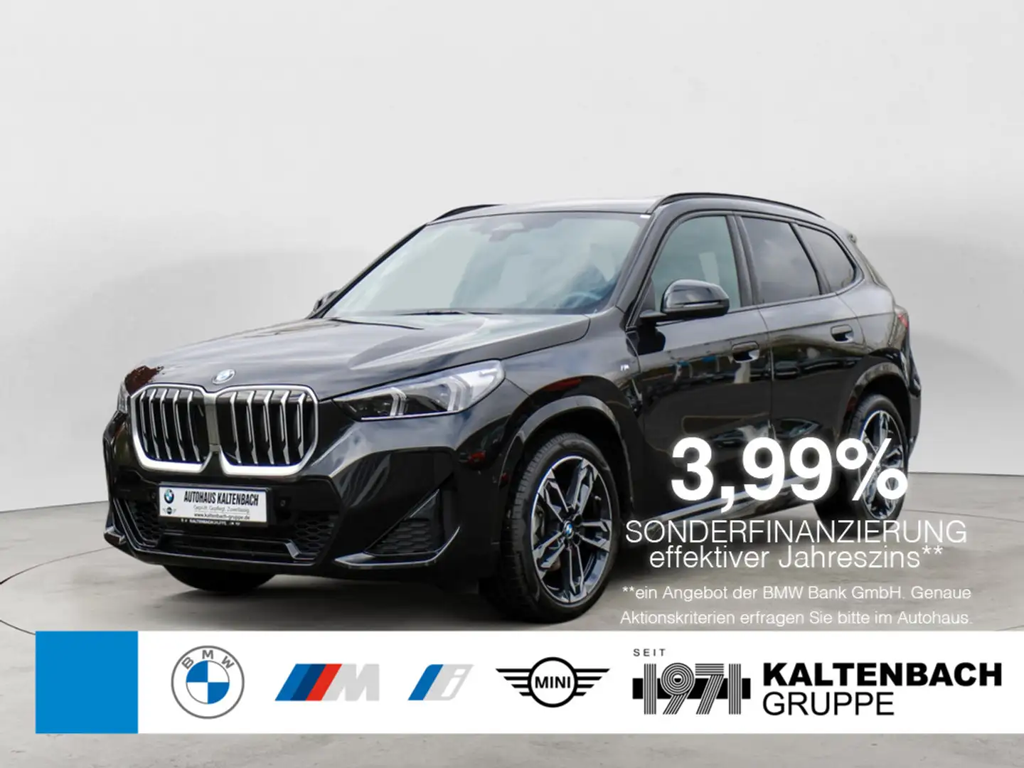 BMW X1 sDrive 18i M-Sport AHK PANO LED ACC NAVI Schwarz - 1