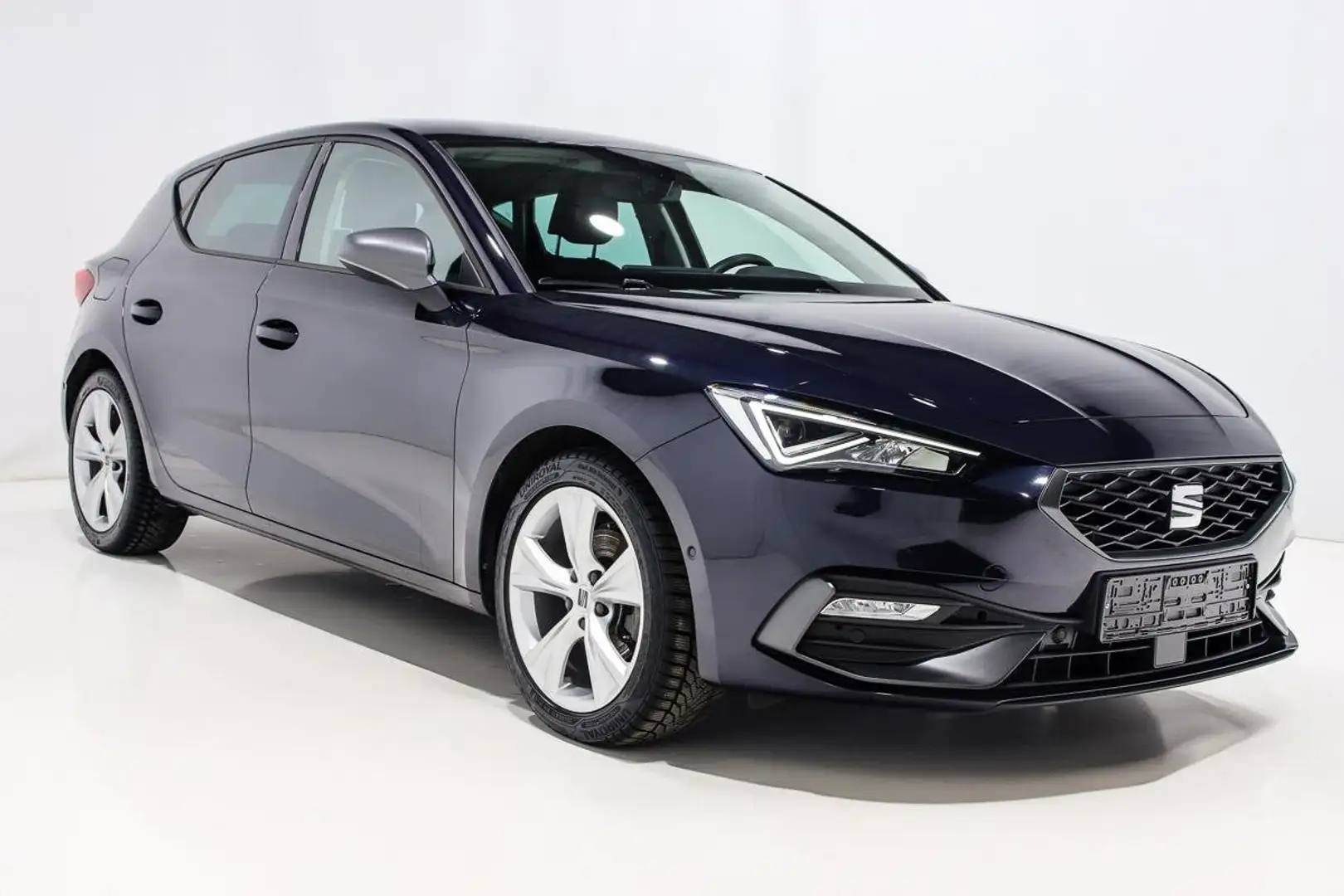 SEAT Leon 1.0 EcoTSI FR-JA17-LED-REGU-GPS-CLIM AUTO-VIRTU CO Bleu - 1