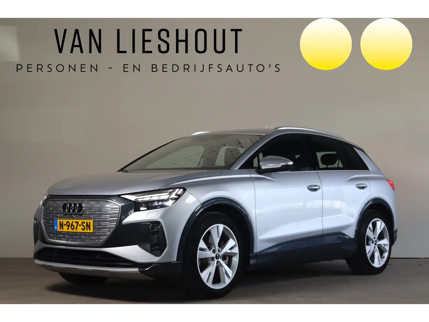 Audi Q4 e-tron 40 Advanced edition 77 kWh - NL- Auto!! Stoelverw Grijs - 1