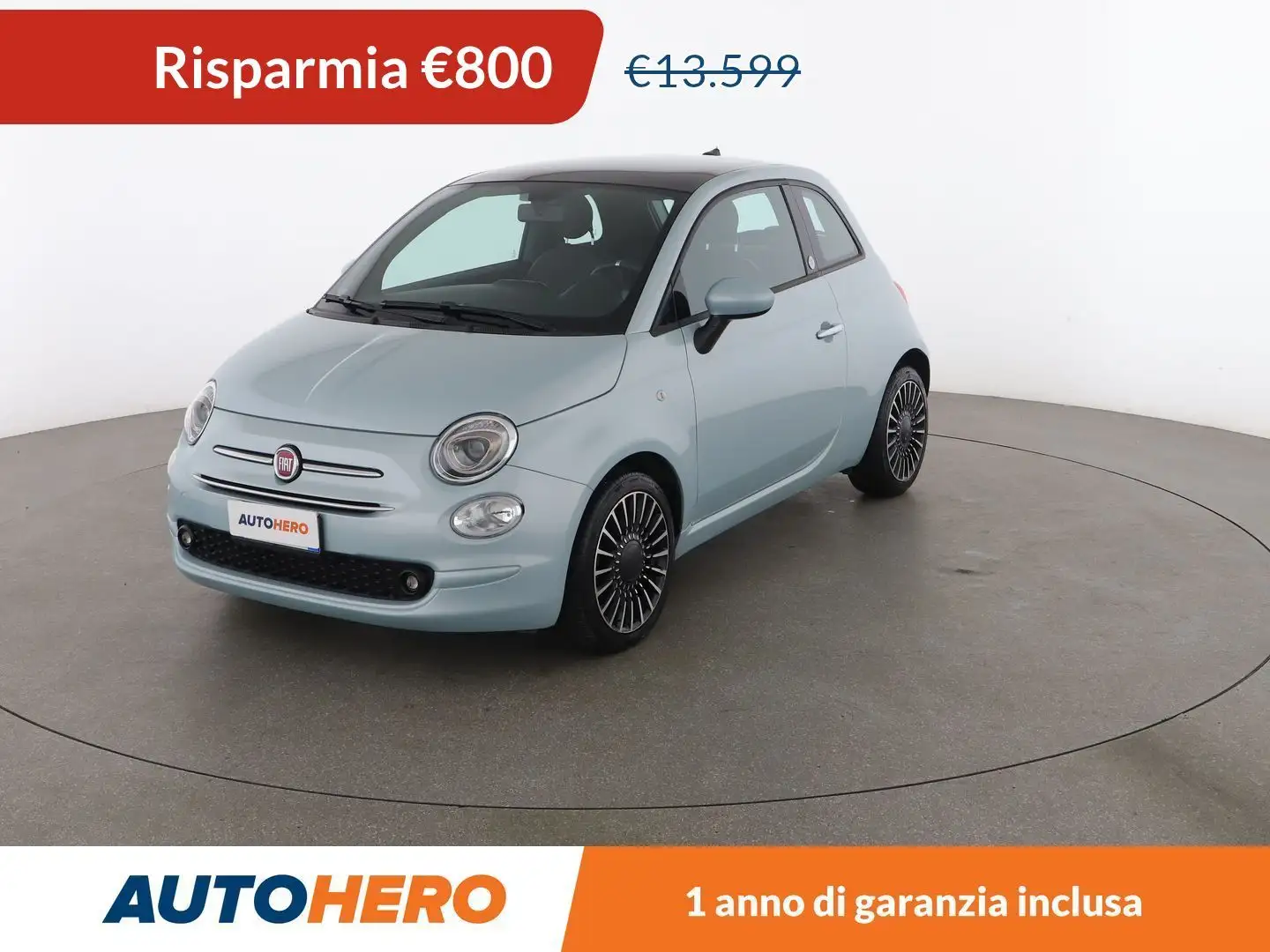 Fiat 500 1.0 Mild-Hybrid Launch Edition MHEV Vert - 1