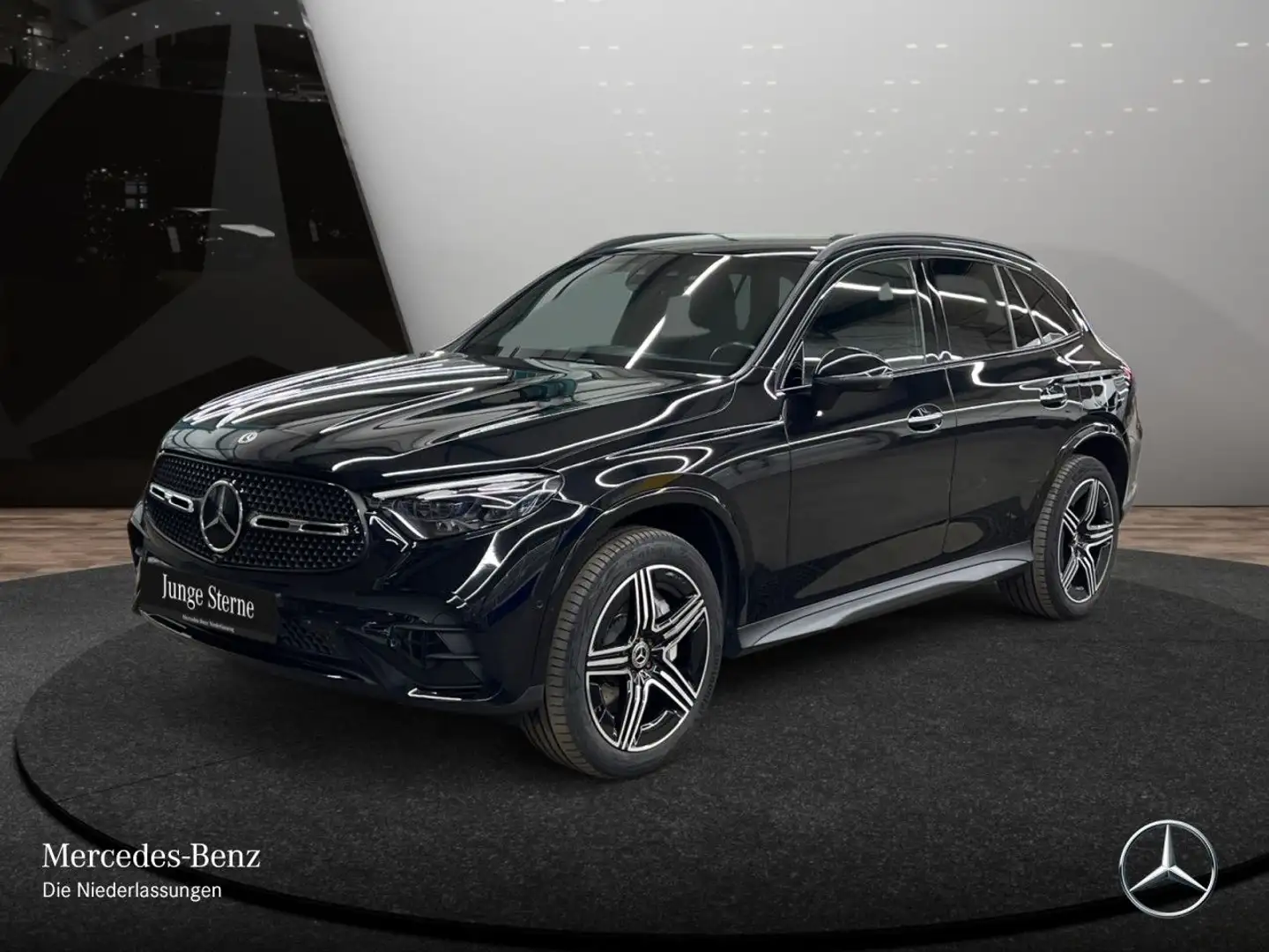 Mercedes-Benz GLC 300 de 4M AMG+NIGHT+360+AHK+KEYLESS+9G Schwarz - 2