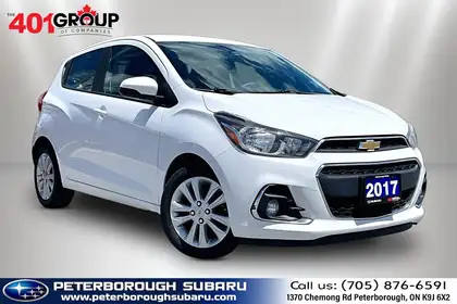 Silver 2017 Chevrolet Spark Hatchback Front-Wheel Drive Automatic