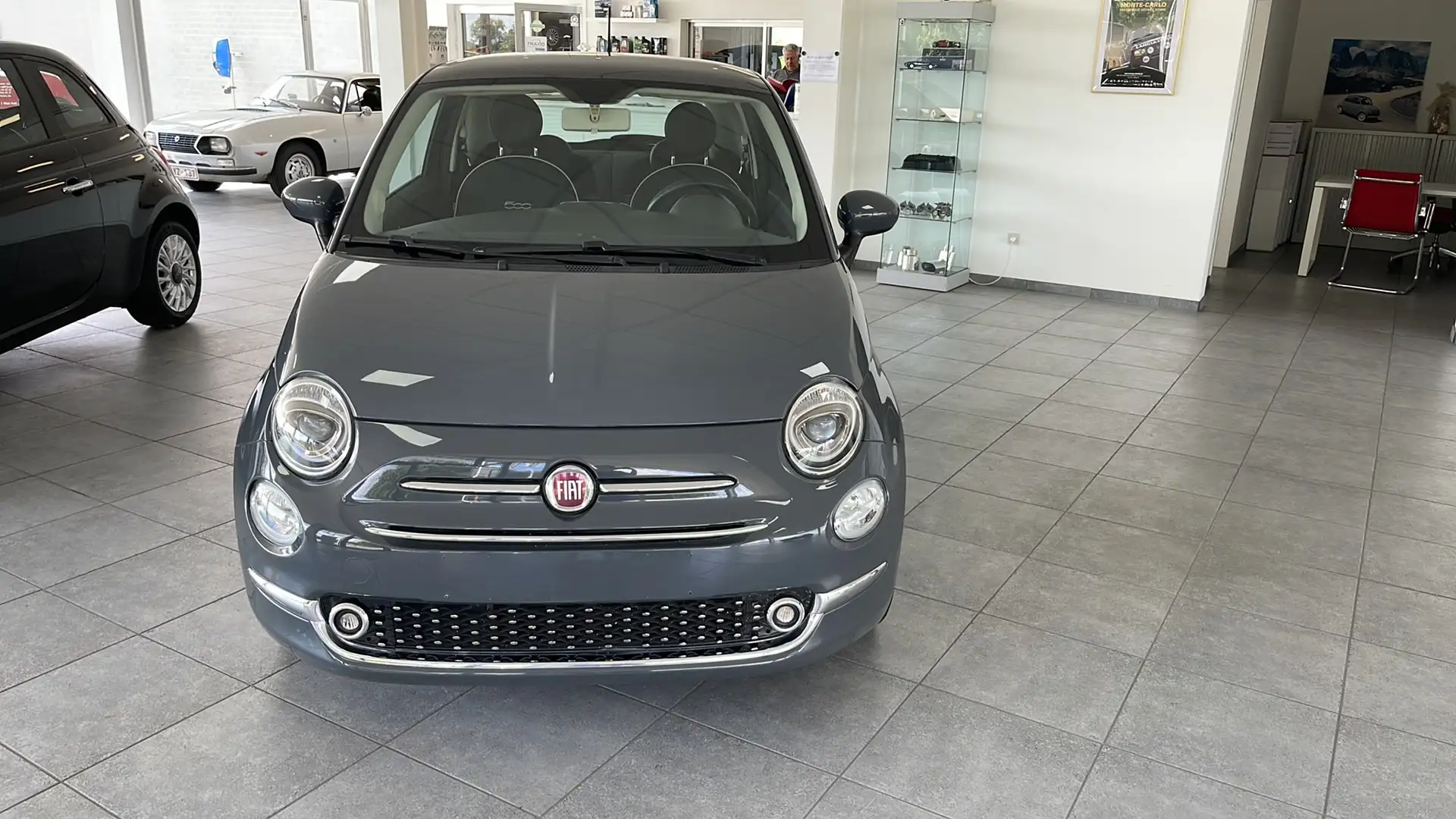 Fiat 500 1.2 8V Lounge Gris - 1