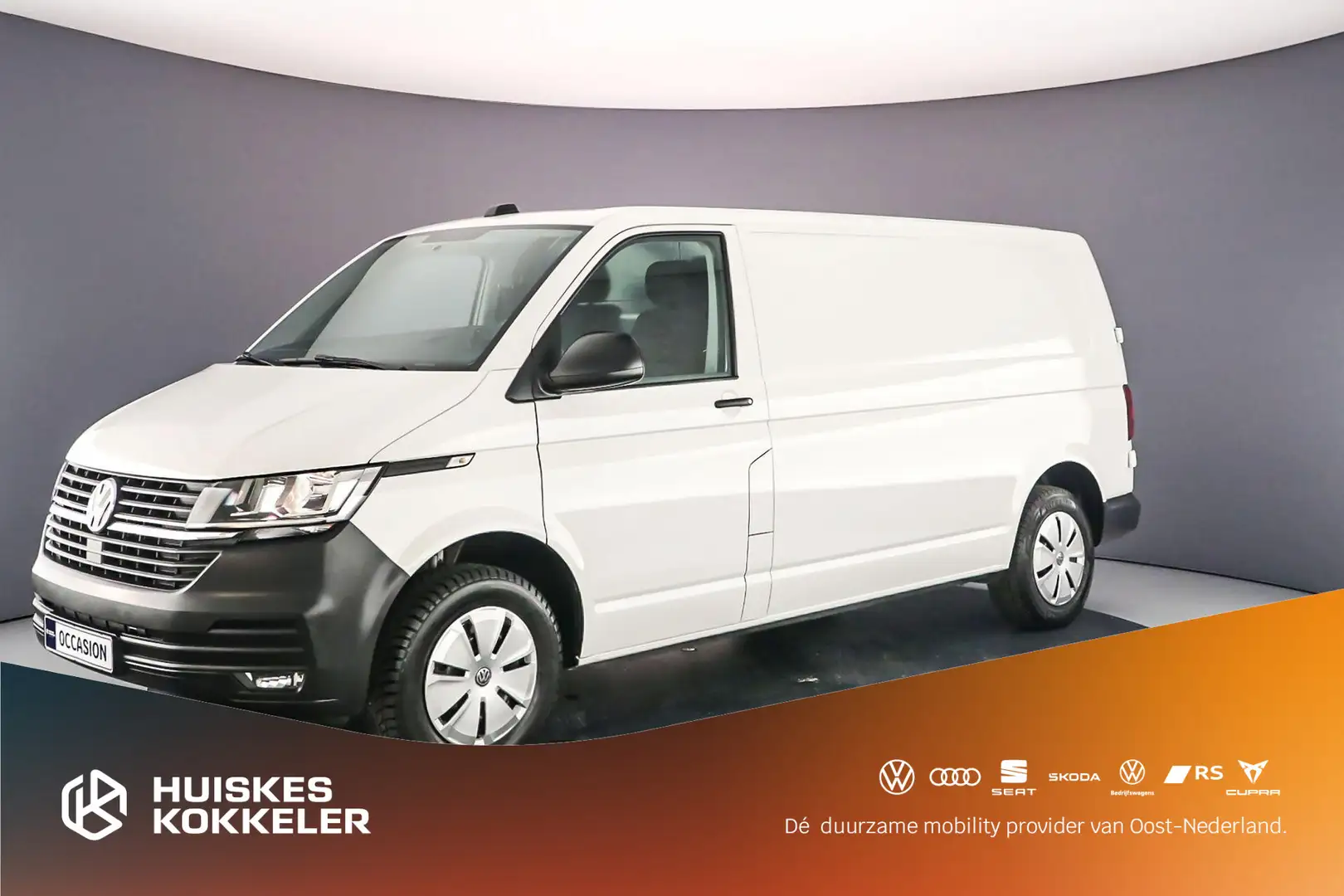 Volkswagen T6.1 Transporter 2.0 TDI L2H1 28 Comfortline GDP Koeling / Verwarmi Blanc - 1