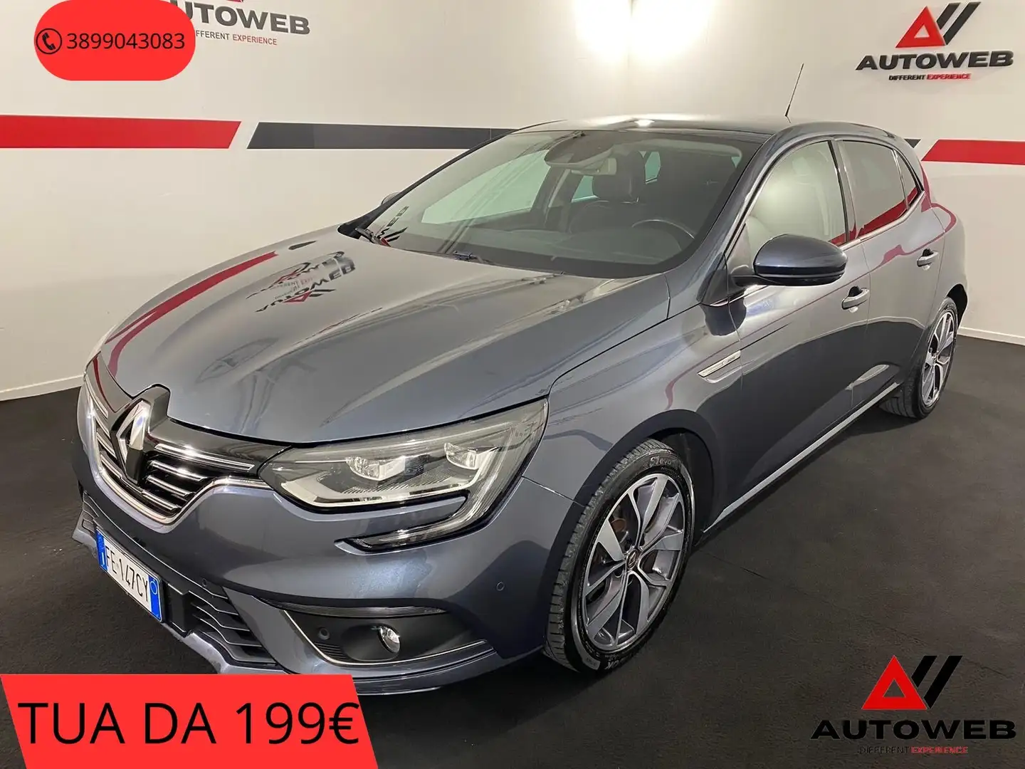 Renault Megane Mégane dCi 8V 110 CV Energy Bose Gris - 1