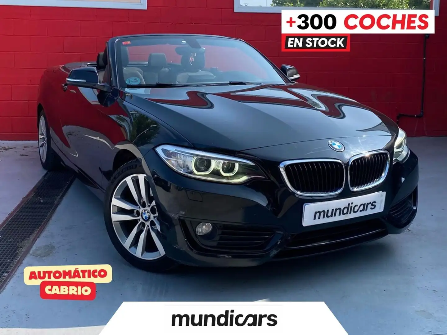 BMW 218 218dA Cabrio Negro - 1