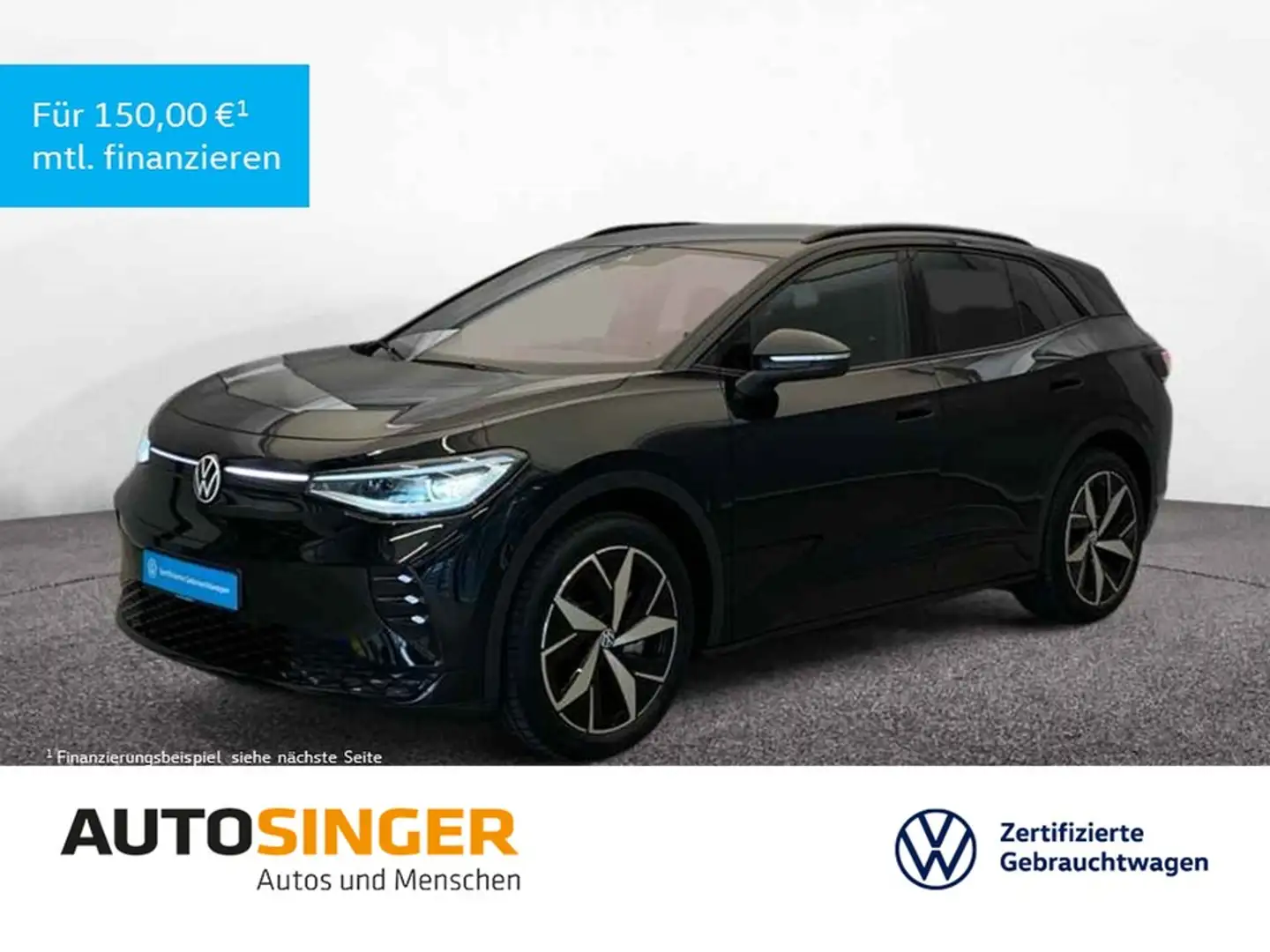 Volkswagen ID.4 GTX 4M *WÄRME*IQ-L*SHZ*ACC*KEYLESS*ALU20* Schwarz - 1