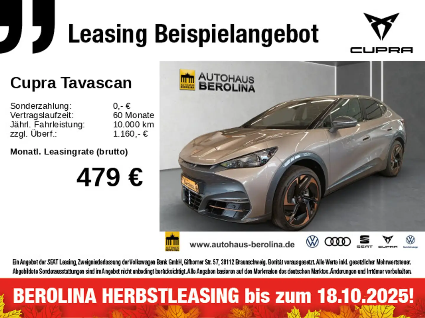 CUPRA Tavascan VZ *Glasdach*HuD*R-CAM*WärmeP*ACC*SHZ* Beige - 1