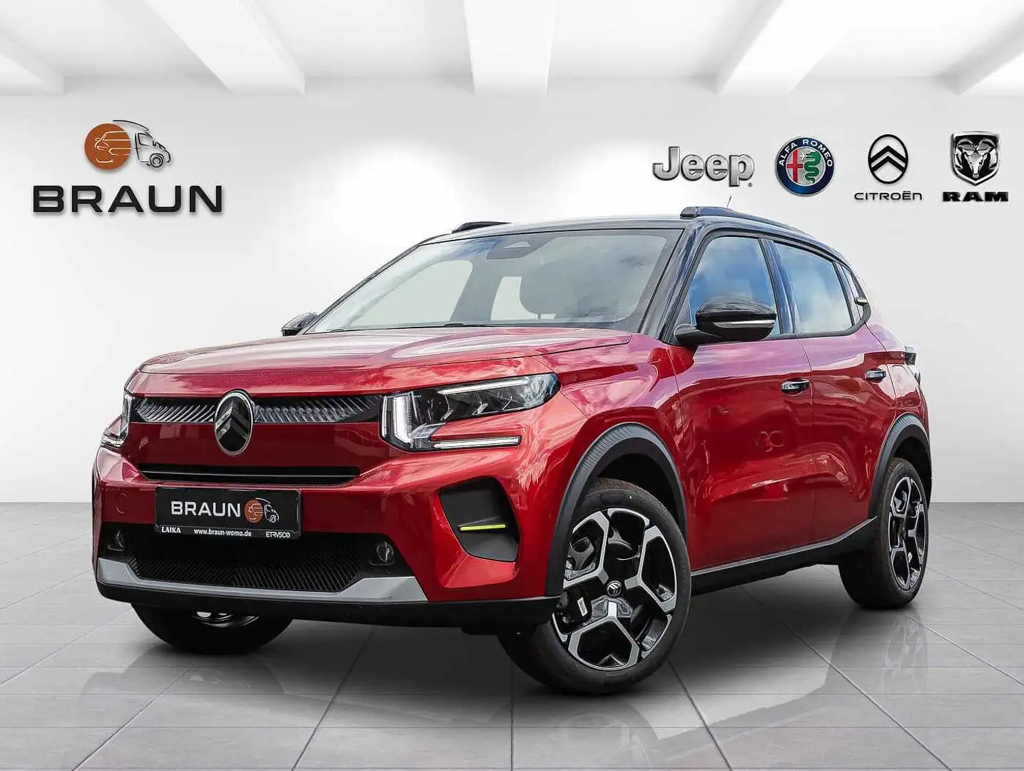 Citroen ë-C3 Plus Elektro Winter Paket Червоний - 1