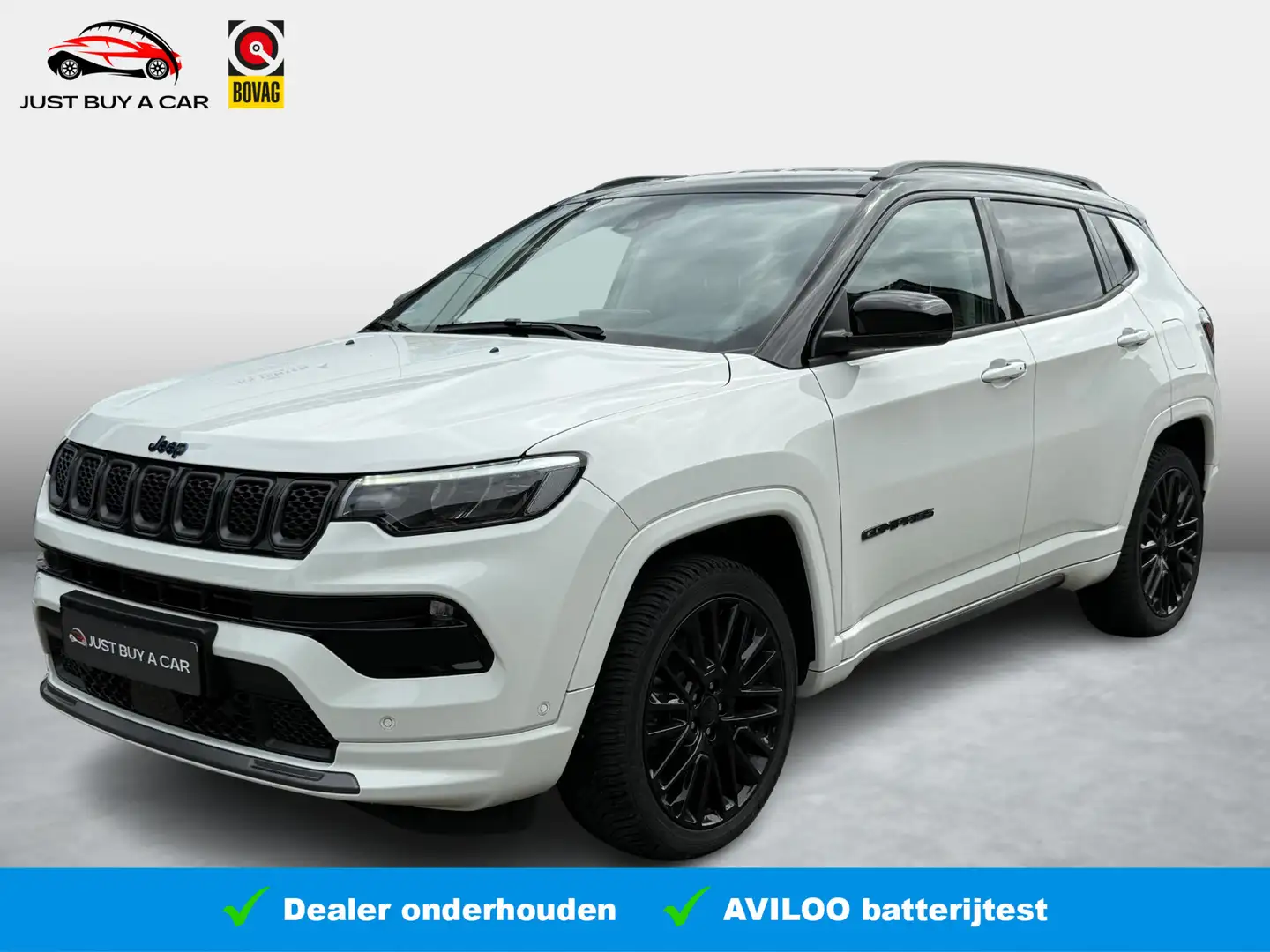 Jeep Compass 4xe 240 Plug-in Hybrid Electric S Black Edition / Wit - 1