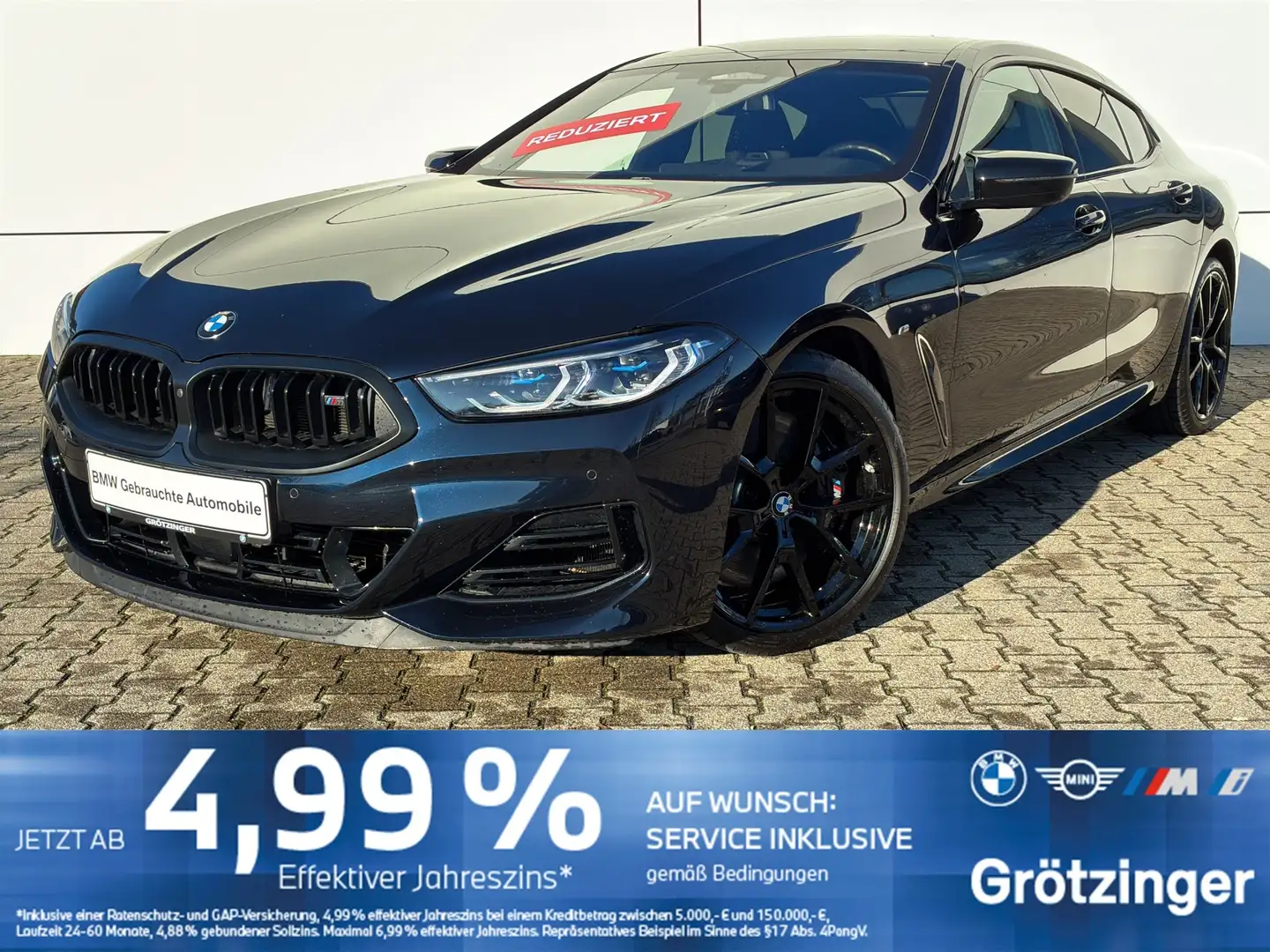 BMW M850 i xDrive Gran Coupé Laser+B&W+SHZ+DrivingAss Schwarz - 1